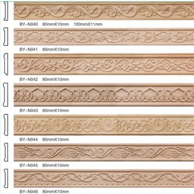 Vyřezávané dřevěné pásy