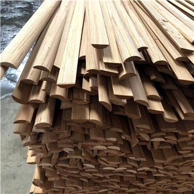 Umělé dřevo půlkulaté