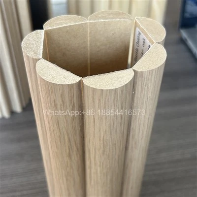 Flexibilní obložení MDF panelů Pvc Flim Ohebná nábytková deska Měkký flexibilní panel Luxusní nábytkový panel Waves MDF panel