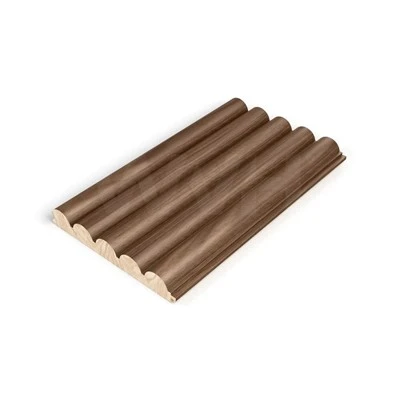 Masivní dřevěné obložení stěn Půlkulatá PVC fólie Zadní stěna Obložení stěny